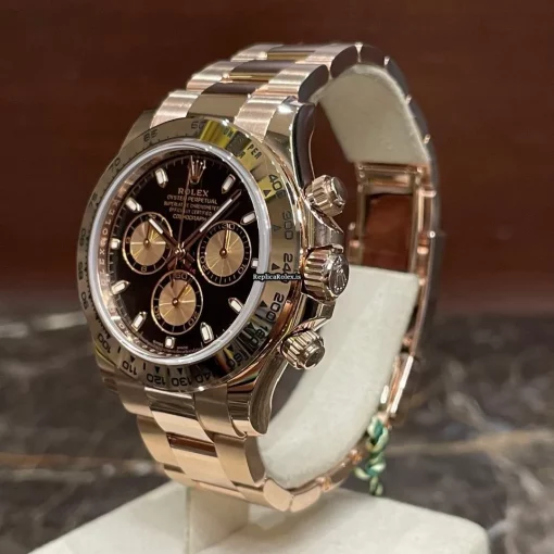 Remarkable Fake Rolex Daytona 116505 Caliber 4130 Automatic Movement 40mm Rose Gold Case Mens/unisex Watch - Image 3