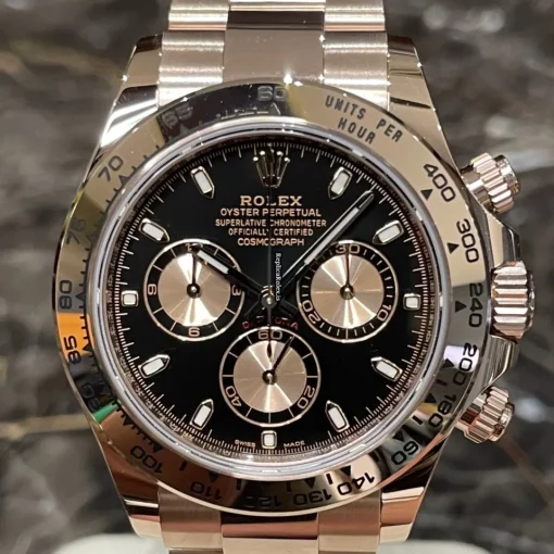 Remarkable Fake Rolex Daytona 116505 Caliber 4130 Automatic Movement 40mm Rose Gold Case Mens/unisex Watch - Image 4