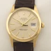 Aaa Replicas Rolex Oyster Perpetual Date 15008 Caliber 30305 Automatic Movement 34mm Yellow Gold Case Mens/unisex Watch