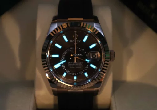 Fine Replica Rolex Sky-dweller 326235 Caliber 9001 Automatic Movement 42mm Rose Gold Case Mens/unisex Watch - Image 10