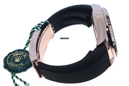 Fine Replica Rolex Sky-dweller 326235 Caliber 9001 Automatic Movement 42mm Rose Gold Case Mens/unisex Watch - Image 9