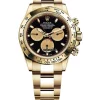 Durable Fakes Rolex Daytona 116508 Caliber 4130 Automatic Movement 40mm Yellow Gold Case Mens/unisex Watch