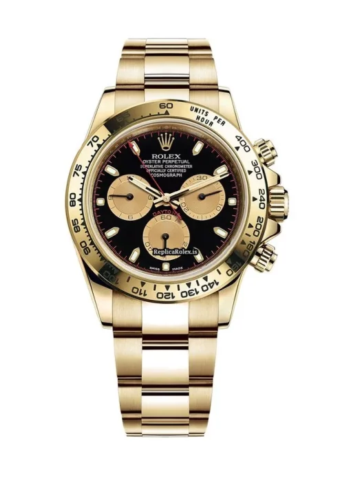 Durable Fakes Rolex Daytona 116508 Caliber 4130 Automatic Movement 40mm Yellow Gold Case Mens/unisex Watch