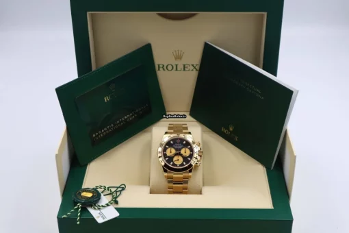 Durable Fakes Rolex Daytona 116508 Caliber 4130 Automatic Movement 40mm Yellow Gold Case Mens/unisex Watch - Image 3