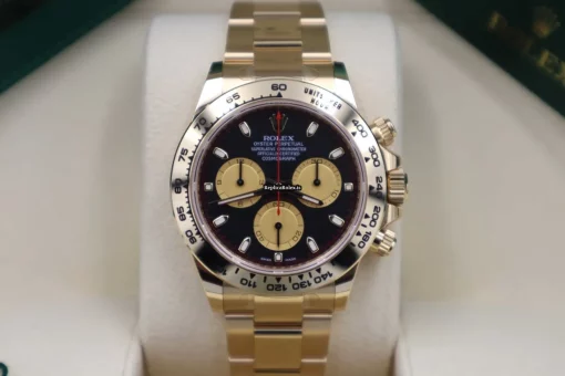 Durable Fakes Rolex Daytona 116508 Caliber 4130 Automatic Movement 40mm Yellow Gold Case Mens/unisex Watch - Image 4