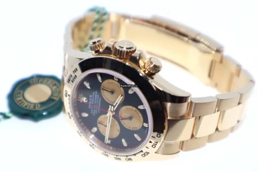 Durable Fakes Rolex Daytona 116508 Caliber 4130 Automatic Movement 40mm Yellow Gold Case Mens/unisex Watch - Image 5