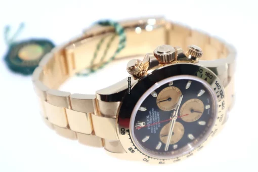 Durable Fakes Rolex Daytona 116508 Caliber 4130 Automatic Movement 40mm Yellow Gold Case Mens/unisex Watch - Image 8
