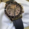 Cool Copy Rolex Daytona 116515ln Caliber 4130 Automatic Movement 40mm Rose Gold Case Mens/unisex Watch