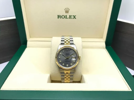 Appealing Imitation Rolex Datejust 16233 Caliber 3135 Automatic Movement 36mm Gold/steel Case Mens/unisex Watch - Image 6
