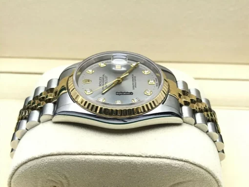 Appealing Imitation Rolex Datejust 16233 Caliber 3135 Automatic Movement 36mm Gold/steel Case Mens/unisex Watch - Image 7
