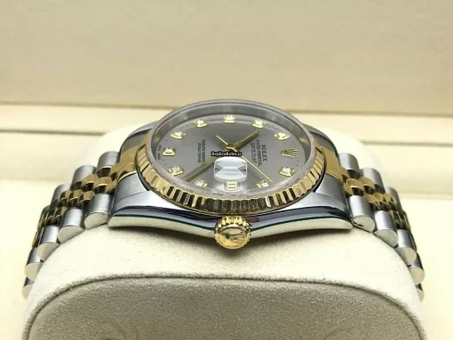 Appealing Imitation Rolex Datejust 16233 Caliber 3135 Automatic Movement 36mm Gold/steel Case Mens/unisex Watch - Image 8