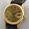 Pleasing Replica Rolex Oyster Perpetual Date 1503 Caliber 1570 Automatic Movement 34mm Yellow Gold Case Mens/unisex Watch