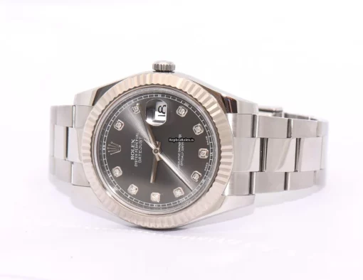 Wonderful Fake Rolex Datejust II 116334 Automatic Movement 41mm Steel Case Mens/unisex Watch - Image 9