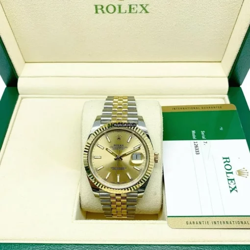 High-end Imitation Rolex Datejust 126333 Caliber 3235 Automatic Movement 41mm Gold/steel Case Mens/unisex Watch - Image 3