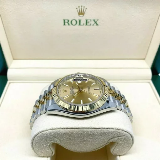 High-end Imitation Rolex Datejust 126333 Caliber 3235 Automatic Movement 41mm Gold/steel Case Mens/unisex Watch - Image 4