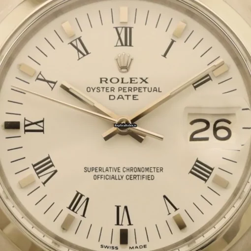 Well Made Replica Rolex Oyster Perpetual Date 1500 Caliber 1570 Automatic Movement 34mm Steel Case Mens/unisex Watch - Image 2