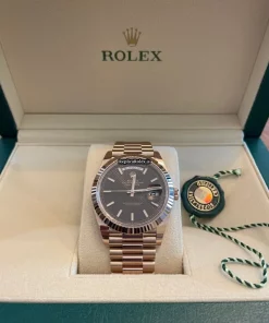 Suitable Fake Rolex Day-date 40 228235 Caliber 3255 Automatic Movement 40mm Rose Gold Case Mens/unisex Watch