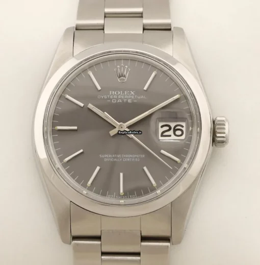 Best Replica Rolex Oyster Perpetual Date 1500 Caliber 1570 Automatic Movement 34mm Steel Case Mens/unisex Watch - Image 3