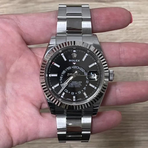 Aaa Copy Rolex Sky-dweller 326934 Caliber 9001 Automatic Movement 42mm Steel Case Mens/unisex Watch - Image 12