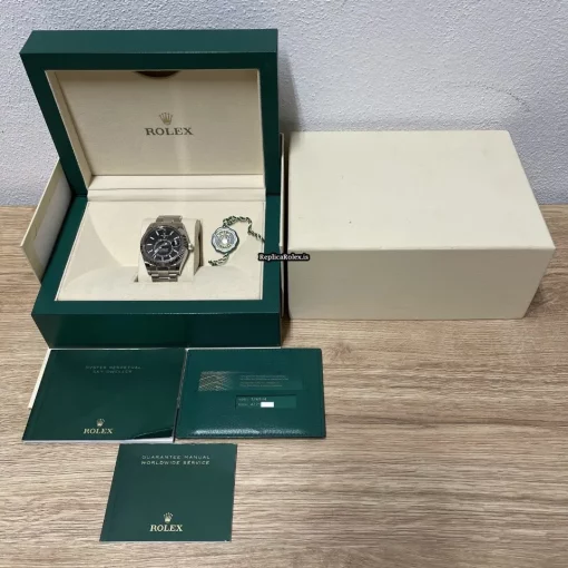 Aaa Copy Rolex Sky-dweller 326934 Caliber 9001 Automatic Movement 42mm Steel Case Mens/unisex Watch - Image 2