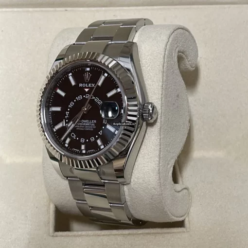 Aaa Copy Rolex Sky-dweller 326934 Caliber 9001 Automatic Movement 42mm Steel Case Mens/unisex Watch - Image 5