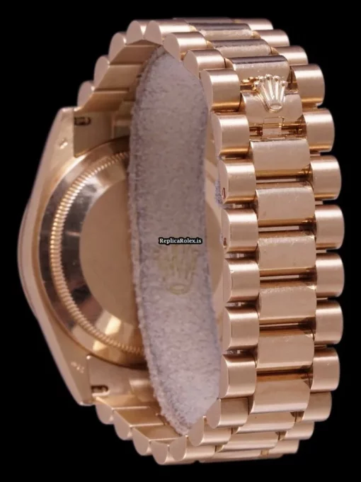 Lovely Replicas Rolex Day-date 36 118238 Caliber 3155 Automatic Movement 36mm Yellow Gold Case Mens/unisex Watch - Image 8