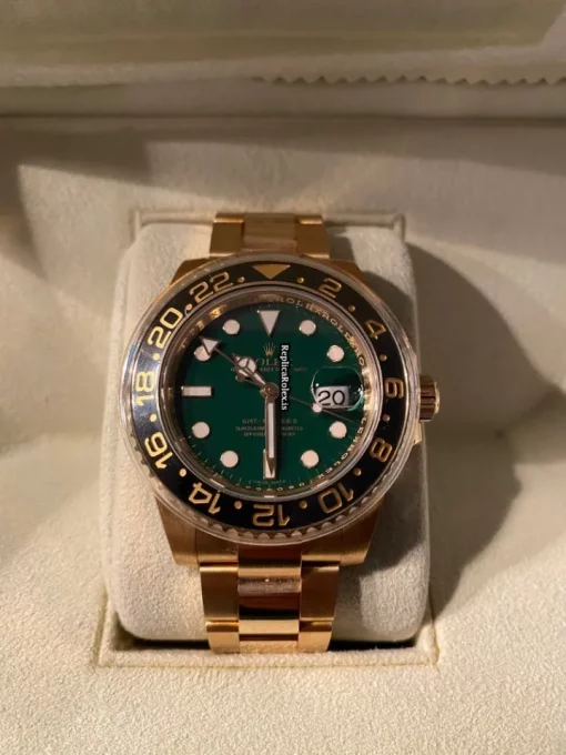 Mind-boggling Replica Rolex Gmt-master II 116718ln Caliber 3186 Automatic Movement 40mm Yellow Gold Case Mens/unisex Watch - Image 8