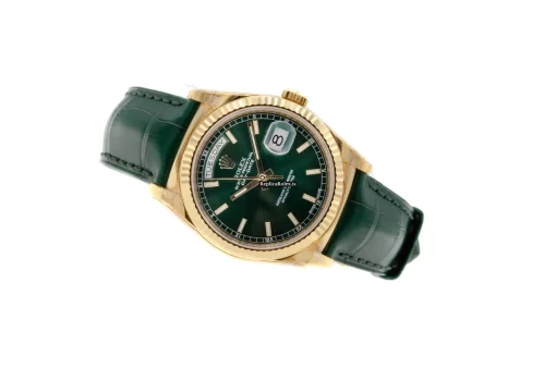 Good Replica Rolex Day-date 36 118138 Caliber 3155 Automatic Movement 36mm Yellow Gold Case Mens/unisex Watch - Image 3