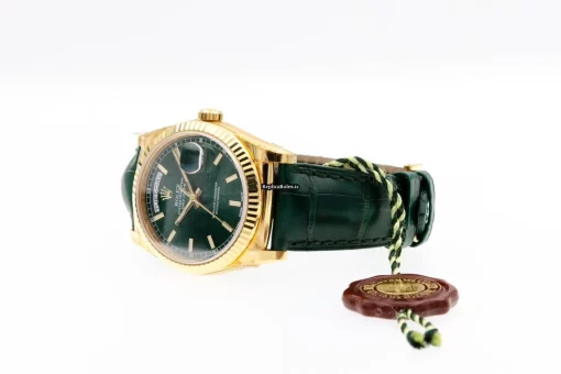 Good Replica Rolex Day-date 36 118138 Caliber 3155 Automatic Movement 36mm Yellow Gold Case Mens/unisex Watch - Image 5