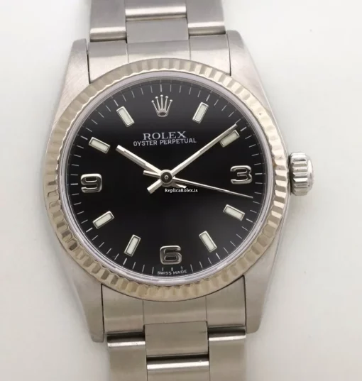 Mind-boggling Replica Rolex Oyster Perpetual 31 77014 Caliber 2230 Automatic Movement 31mm Steel Case Womens Watch - Image 4