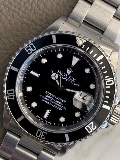 Fabulous Replica Rolex Submariner Date 16610 Caliber 3135 Automatic Movement 40mm Steel Case Mens/unisex Watch - Image 10