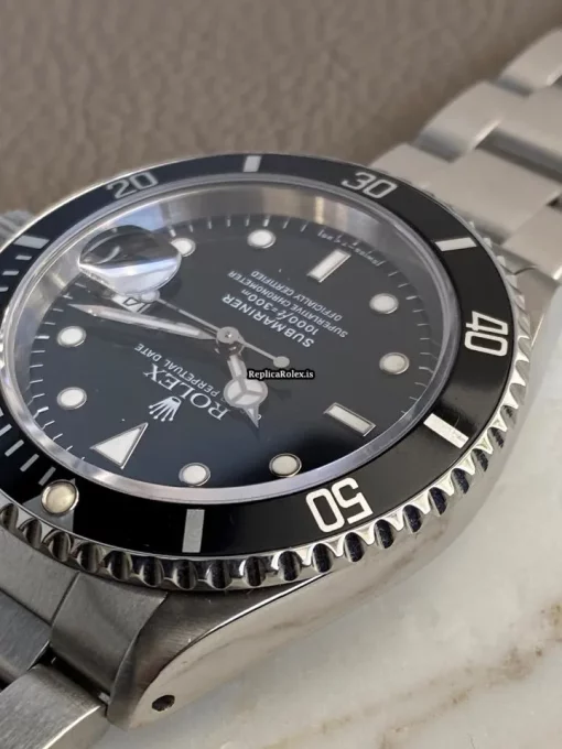 Fabulous Replica Rolex Submariner Date 16610 Caliber 3135 Automatic Movement 40mm Steel Case Mens/unisex Watch - Image 6