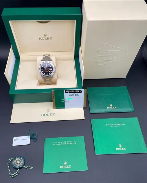 Well Made Replica Rolex Explorer II 216570 Caliber 3187 Automatic Movement 42mm Steel Case Mens/unisex Watch - Image 16