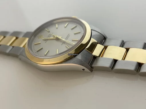Design Fake Rolex Oyster Perpetual 14203 Automatic Movement 34mm Gold/steel Case Mens/unisex Watch - Image 2