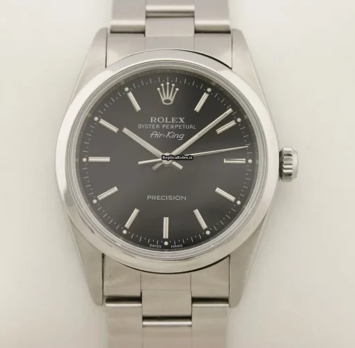 High-end Knockoff Rolex Air King Precision 14000 Caliber 3130 Automatic Movement 34mm Steel Case Mens/unisex Watch - Image 3