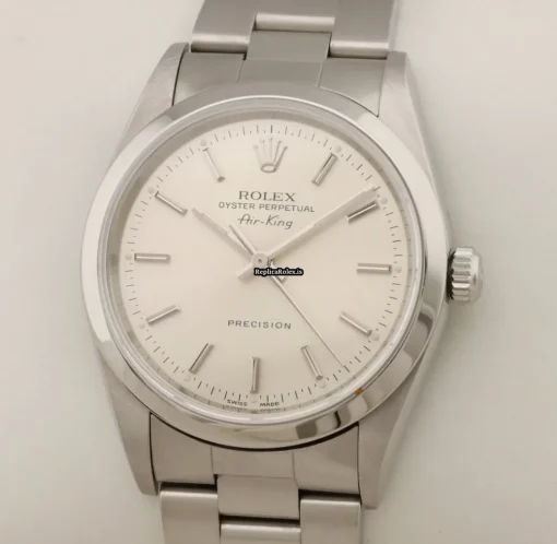 Suitable Fake Rolex Air King Precision 14000m Caliber 3130 Automatic Movement 34mm Steel Case Mens/unisex Watch