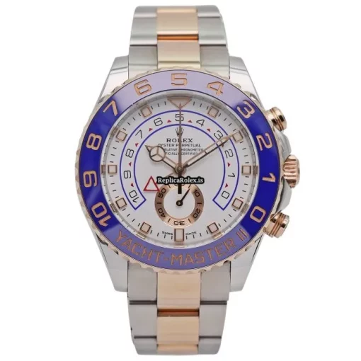 1:1 Fake Rolex Yacht-master II 116681 Automatic Movement 44mm Gold/steel Case Mens/unisex Watch