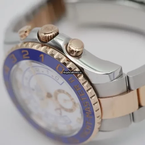 1:1 Fake Rolex Yacht-master II 116681 Automatic Movement 44mm Gold/steel Case Mens/unisex Watch - Image 7