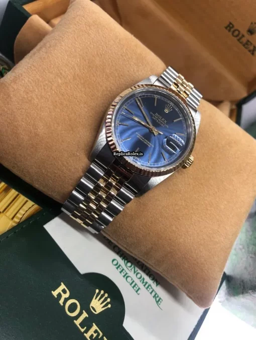 1:1 Replicas Rolex Datejust 16233 Caliber 3135 Automatic Movement 36mm Gold/steel Case Mens/unisex Watch - Image 13