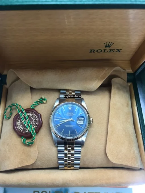 1:1 Replicas Rolex Datejust 16233 Caliber 3135 Automatic Movement 36mm Gold/steel Case Mens/unisex Watch - Image 3
