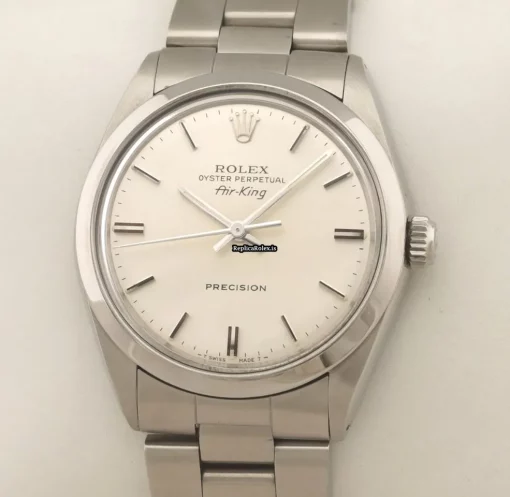 Fine Replica Rolex Air King Precision 5500 Caliber 1520 Automatic Movement 34mm Steel Case Mens/unisex Watch