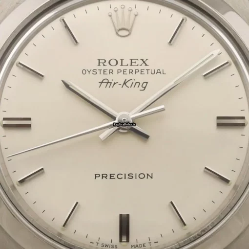Fine Replica Rolex Air King Precision 5500 Caliber 1520 Automatic Movement 34mm Steel Case Mens/unisex Watch - Image 2