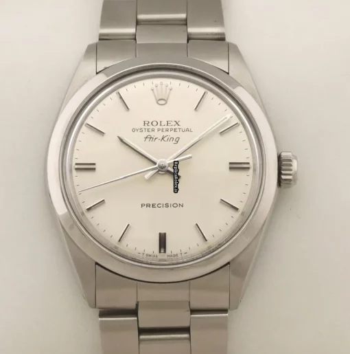 Fine Replica Rolex Air King Precision 5500 Caliber 1520 Automatic Movement 34mm Steel Case Mens/unisex Watch - Image 3