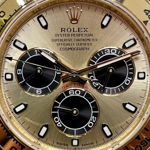 Perfect Replica Rolex Daytona 116508 Caliber 4130 Automatic Movement 40mm Yellow Gold Case Mens/unisex Watch - Image 2