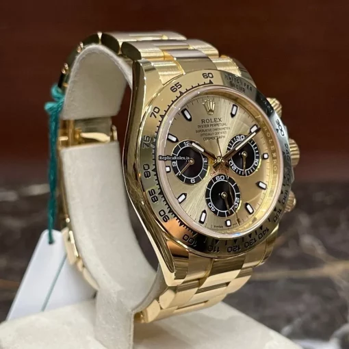 Perfect Replica Rolex Daytona 116508 Caliber 4130 Automatic Movement 40mm Yellow Gold Case Mens/unisex Watch - Image 3