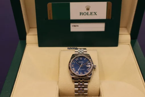 Wonderful Fake Rolex Lady-datejust 178274 Caliber 2235 Automatic Movement 31mm White Gold Case Womens Watch