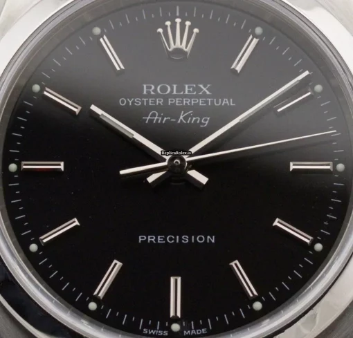 Swiss Replica Rolex Air King Precision 14000 Caliber 3130 Automatic Movement 34mm Steel Case Mens/unisex Watch - Image 2