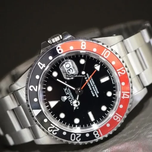 Excellent Imitation Rolex Gmt-master II 16710 Automatic Movement 40mm Steel Case Mens/unisex Watch - Image 11