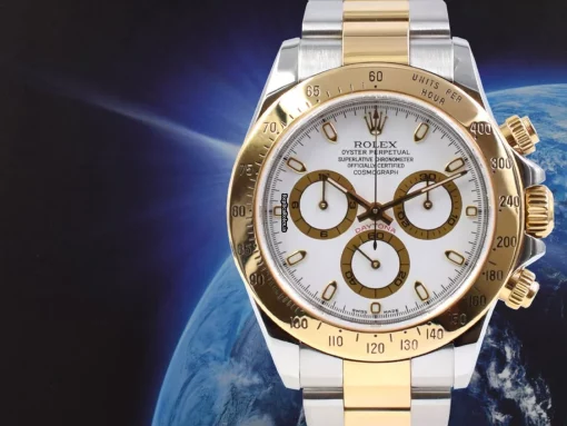 Attractive Replica Rolex Daytona 116523 Caliber 4130 Automatic Movement 40mm Gold/steel Case Mens/unisex Watch
