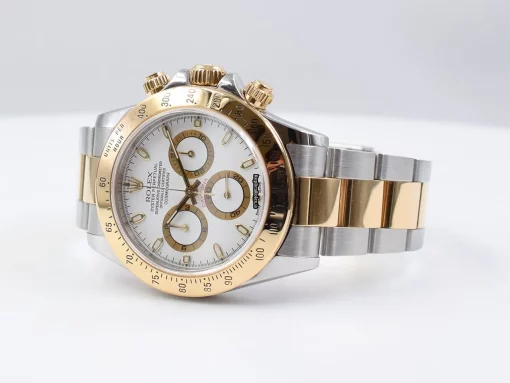 Attractive Replica Rolex Daytona 116523 Caliber 4130 Automatic Movement 40mm Gold/steel Case Mens/unisex Watch - Image 3